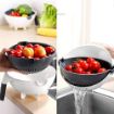 Picture of 10 in 1 Multifunctional Vegetable Fruits Cutter Slicer Shredder with Rotating Drain Basket