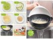 Picture of 10 in 1 Multifunctional Vegetable Fruits Cutter Slicer Shredder with Rotating Drain Basket