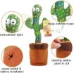 Picture of TikTok Dancing Cactus Plush Toy USB Charging   Electronic Dancing Cactus Toy Early Education Toy