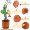 Picture of TikTok Dancing Cactus Plush Toy USB Charging   Electronic Dancing Cactus Toy Early Education Toy