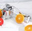 Picture of Metal Lemon-Lime Squeezer-Manual Hand Press Juicer Aluminium Manual Juicer for Fruits with Lemon Squeezer & Cutter