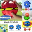 Picture of Flying Soccer Ball Magic Ball  Frisbee Deformation UFO Ball  Magic Ball Flying UFO Flat Ball Toy with Deformable Light Magic Vent Flying Ball