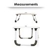 Picture of Multi-Purpose Laptop Desk for Study and Reading with Foldable Non-Slip Legs Reading Table Tray
