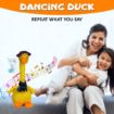 Picture of Cute Singing Talking Recording Dancing Duck Toy  USB Charging Electric Wiggle Mimicking Toy