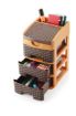 Picture of 3 Layers Multipurpose Plastic Drawer System Organizer Rack  Mini Multipurpose Plastic Table Drawer Organizer