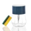Picture of 2 in 1 Soap Dispenser for Kitchen Sink Dish Washing Soap with Sponge SOAP PUMP