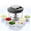 Picture of Quick Cut Big Plastic Handy Chopper with Pull Cord Technology and 3 Stainless Steel Blades Eco Friendly Design Vegetable & Fruit Chopper