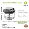 Picture of Quick Cut Big Plastic Handy Chopper with Pull Cord Technology and 3 Stainless Steel Blades Eco Friendly Design Vegetable & Fruit Chopper