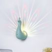 Picture of PEACOCK LAMP  LED Night Light Peacock Wall Light 7 COLOUR LAMP