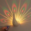 Picture of PEACOCK LAMP  LED Night Light Peacock Wall Light 7 COLOUR LAMP