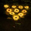 Picture of Solar Garden Lights Outdoor SUN FLOWER GARDEN LIGHT SUNFLOWER GARDEN LIGHT Solar Powered Realistic Sunflower Lights Waterproof Decorative Landscape Lights