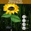 Picture of Solar Garden Lights Outdoor SUN FLOWER GARDEN LIGHT SUNFLOWER GARDEN LIGHT Solar Powered Realistic Sunflower Lights Waterproof Decorative Landscape Lights