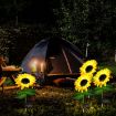 Picture of Solar Garden Lights Outdoor SUN FLOWER GARDEN LIGHT SUNFLOWER GARDEN LIGHT Solar Powered Realistic Sunflower Lights Waterproof Decorative Landscape Lights