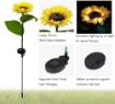 Picture of Solar Garden Lights Outdoor SUN FLOWER GARDEN LIGHT SUNFLOWER GARDEN LIGHT Solar Powered Realistic Sunflower Lights Waterproof Decorative Landscape Lights