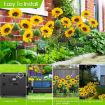 Picture of Solar Garden Lights Outdoor SUN FLOWER GARDEN LIGHT SUNFLOWER GARDEN LIGHT Solar Powered Realistic Sunflower Lights Waterproof Decorative Landscape Lights