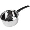 Picture of Sauce Pan Flat Base Sauce Pan Sauce Pot Cookware with Handle Stainless Steel Sauce pan Heavy Weight Plain Sauce Pan tapeli