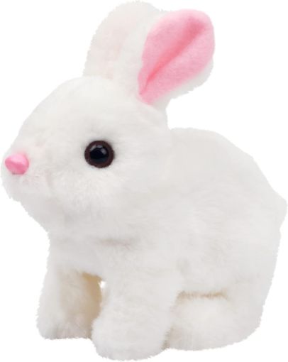 Picture of Jumping Rabbit Toy Hopping Walking Bunny Toy with Sounds Twitching Mouth and Nose Educational Interactive Bunny Rabbit Toy