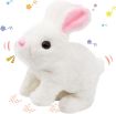 Picture of Jumping Rabbit Toy Hopping Walking Bunny Toy with Sounds Twitching Mouth and Nose Educational Interactive Bunny Rabbit Toy