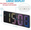 Picture of Rainbow LED Clock Modern Small Clock Digital Alarm Clock