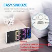 Picture of Rainbow LED Clock Modern Small Clock Digital Alarm Clock
