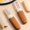 Picture of Camping Knife 2 in 1 Peeler Knife|2 in 1 Multifunctional Stainless Steel Fruit Knife Peeler| Creative Multi-Color Fruit and Vegetable Dual-Use Knife|Outdoor Portable Peeling Fruit Peeler| Kitchen Life Tools