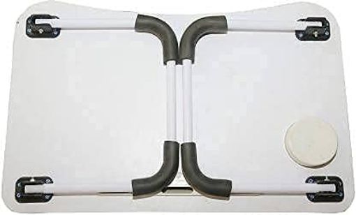 Picture of Frozen Table Foldable Laptop Cartoon Printed  Kids Study Table  Kids Activity Table with Tablet Stand and Cup Holder Frozen