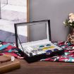 Picture of 6 SLOT WATCH BOX AND 3 SLOT GOGGLES  Watch and Sunglasses Jewelry box 6 Watch Box Jewelry Case and 3 Slots Sunglasses Organizer