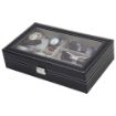 Picture of 6 SLOT WATCH BOX AND 3 SLOT GOGGLES  Watch and Sunglasses Jewelry box 6 Watch Box Jewelry Case and 3 Slots Sunglasses Organizer