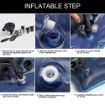 Picture of Inflatable Car Bed Mattress with Two Air Pillows, Car Air Pump and Repair Kit  Car Back Seat Inflatable Air Mattress Soft Sleeping Pad Bed