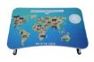 Picture of Multi-Purpose Cartoon Print Laptop Table   Laptop Table Printed Carton Map Of World