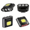 Picture of LED Headlamp USB Rechargeable Headlight Torch 3 LED HEADLAMP WITH COB  LIGHT