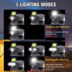 Picture of LED Headlamp USB Rechargeable Headlight Torch 3 LED HEADLAMP WITH COB  LIGHT