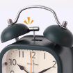 Picture of Square Twin Bell Clock  Table Clocks Alarm Clock Desk Clock Twin Bell Alarm Clock with Night Led Light