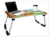 Picture of Wooden Motu Patlu Design Laptop Table Portable and Adjustable Multi Function Study Lap Desk Table   Laptop Motu Patlu Wooden Study Table for Children Bed Table laptop table printed cartoon motu patlu