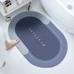 Picture of SUPER ABSOBMENT WATER BATHROOM WATER MAT BATHROOM RUBBER DOOR MAT Non-slip Super Absorbent Floor Mat Quick Drying Bathroom Kitchen Carpet Bath Rug