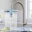 Picture of Waterfall Kitchen Faucet Universal Swivel Faucet Sink Faucet Shower Multi Function Faucet 4 Modes Splash-Proof Kitchen Faucet 360° Swivel