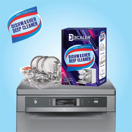 Picture of Descaler Dishwasher Cleaner   Remove hard water build up lime scale & rust