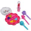 Picture of 15pcs Beauty Play Set Suitcase Pretend Play Toy Set Makeup Accessories Girl's Beauty Make Up Kit Toy Make-up Beauty Set with Hair Dresser & Accessories Toy for Girls