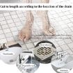 Picture of Floor Drain Stickers (12 CM) Disposable Hair Catcher Shower Drain Mesh Stickers
