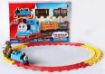 Picture of Tomas Toy Train Track Set with Sound and Flashing Lights Train with Coal Wagon and Tanker Plastic Adventures Small Push Along Thomas Train Engine Multicolor Bullet Cartoon Train