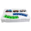 Picture of Tomas Toy Train Track Set with Sound and Flashing Lights Train with Coal Wagon and Tanker Plastic Adventures Small Push Along Thomas Train Engine Multicolor Bullet Cartoon Train