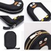 Picture of Leather Credit Card Holder Cute Penguins Wallet  Mini Thin Wallet  Leather Cute Card Bag