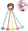 Picture of Ankle Skip Ball Colorful Light Flashing Jumping Ring Fitness Jump Rope Fat Burning Game for Adults and Kids Toy Ring Skipping Toy for Outdoor Fun Sports