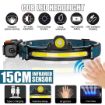 Picture of FLOODLIGHT COB HEADLAMP COB HEADLAMP COB Sensor Headlight Flashlight 6 Lighting Modes Rechargeable Head Lamp