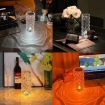 Picture of crystal lamp with remote Crystal Rose Diamond 16 Color RGB Changing Mode LED Night Lights USB Remote and Touch Control Desk Lamp for Bedroom