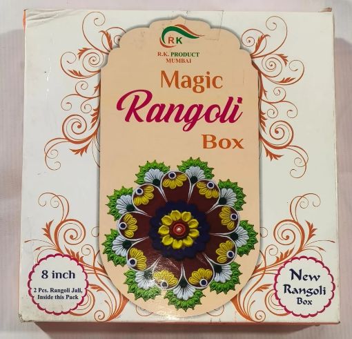 Picture of Rangoli Set 8 inch Random Design Rangoli Magic Box