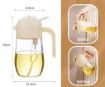 Picture of 2 in 1 Oil Dispenser Oil Sprayer Glass 500ml Glass Bottle Oil Bottle Glass Oil Pot