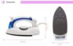Picture of Small Size Mini 700w Plastic Portable Foldable Travel Steamer Dry Iron with U-Shape  Built-in Fuse and Thermostat  Adjustable Temperature Control   Multicolour