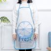 Picture of FRUIT PRINT WATER PROOF APRONCOOKING APRON  KITCHEN APRON COOKING APRON Lovely Cartoon Fruit Print Waterproof Apron  Sleeve Multifunction Half-Length Kitchen Cooking Baking Oilproof