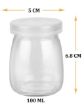 Picture of Pudding Jar 100ml ( 6 pis set  )storage containers glass jars kitchen items desert jars stylish jar jar airtight storage jars dessert bottle home decor items modern kitchen items for home desert decoration items fancy jars and containers for gift